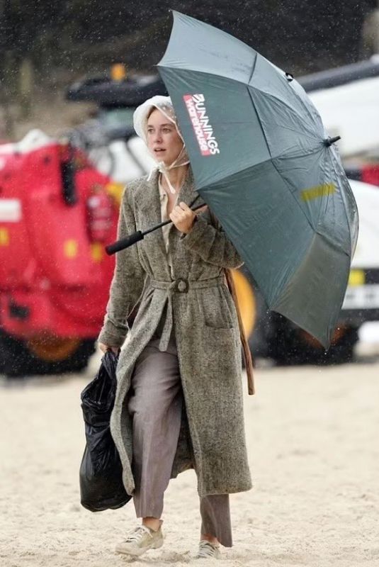 VANESSA KIRBY on the Set of Eden in Australia 11/29/2023