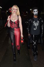 VICTORIA CLAY Arrives at 22 Mayfair Halloween Party 10/31/2023