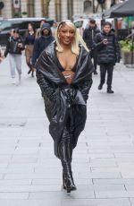VICTORIA MONET Arrives at Global Radio Studios in London 11/14/2023