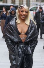 VICTORIA MONET Arrives at Global Radio Studios in London 11/14/2023