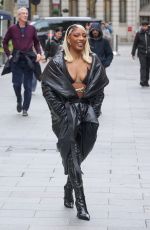VICTORIA MONET Arrives at Global Radio Studios in London 11/14/2023