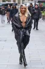 VICTORIA MONET Arrives at Global Radio Studios in London 11/14/2023