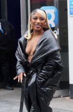 VICTORIA MONET Arrives at Global Radio Studios in London 11/14/2023