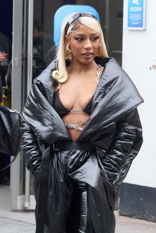 VICTORIA MONET Arrives at Global Radio Studios in London 11/14/2023