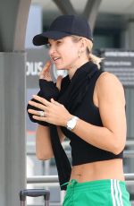 VOGUE WILLIAMS and JOANNE MCNALLY at Perth Airport 11/12/2023