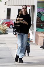 WHITNEY PORT Out for Coffee at Alfred