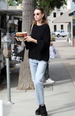 WHITNEY PORT Out for Coffee at Alfred