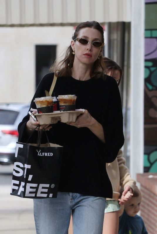WHITNEY PORT Out for Coffee at Alfred