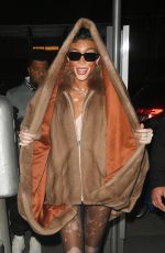 WINNIE HARLOW Arrives at OBJ’s Birthday Party in New York 11/06/2023
