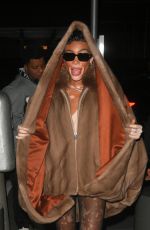 WINNIE HARLOW Arrives at OBJ’s Birthday Party in New York 11/06/2023