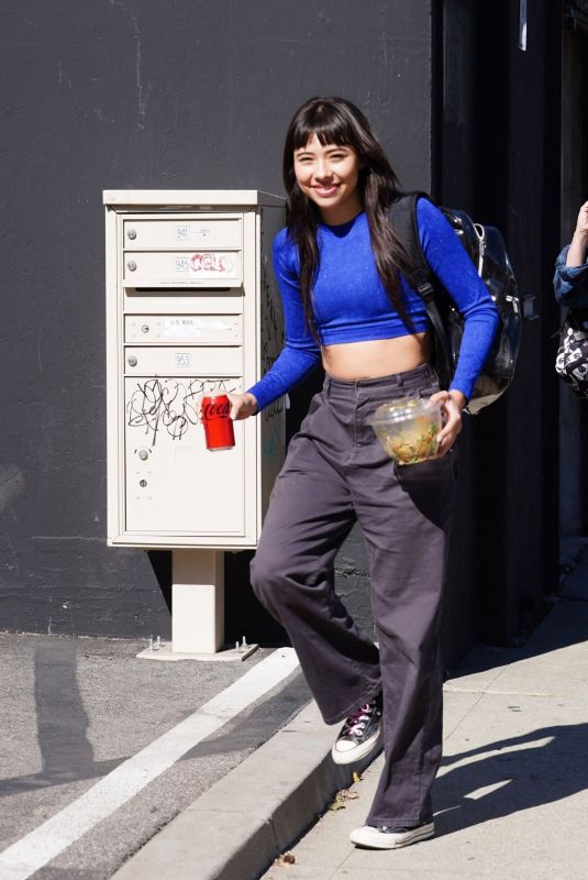 XOCHITL GOMEZ Arrives at Dancing with the Stars Practice in Los Angeles 11/02/2023