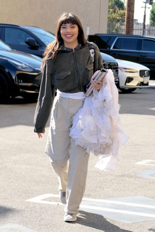 XOCHITL GOMEZ Arrives at Dancing With The Stars Rehearsals in Los Angeles 11/24/2023