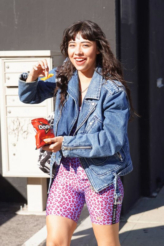 XOCHITL GOMEZ Arrives at Dancing with the Stars Rehersal in Los Angeles 11/22/2023