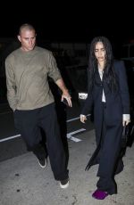 ZOE KRAVITZ and Channing Tatum Leaves Mastro