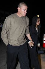 ZOE KRAVITZ and Channing Tatum Leaves Mastro