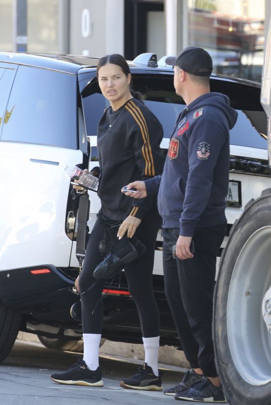 ADRIANA LIMA Heading to Workout at a Gym in West Hollywood 12/18/2023