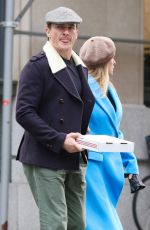 AIMEE MULLLINS and Rupert Friend Out in New York 12/26/2023
