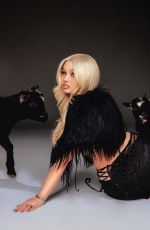ALABAMA BARKER at a Photoshoot, December 2023