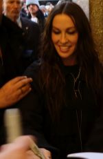 ALANIS MORISSETTE Arrives at Tonight Show sStarring Jimmy Fallon in New York 12/15/2023
