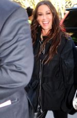 ALANIS MORISSETTE Arrives at Tonight Show sStarring Jimmy Fallon in New York 12/15/2023