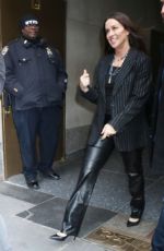 ALANIS MORISSETTE Leaves Today Show in New York 12/14/2023