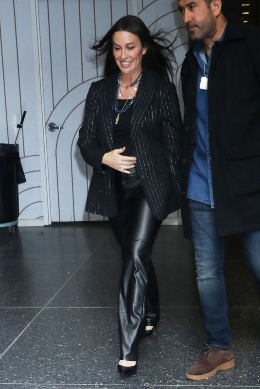 ALANIS MORISSETTE Leaves Today Show in New York 12/14/2023