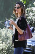 ALESSANDRA AMBROSIO Out for Christmas Shopping in Pacific Palisades 12/15/2023