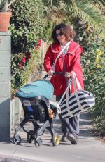 ALIA SHAWKAT Out with Her Baby in Los Angeles 12/01/2023