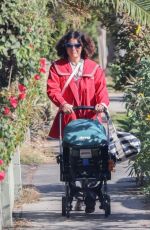 ALIA SHAWKAT Out with Her Baby in Los Angeles 12/01/2023