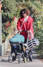 ALIA SHAWKAT Out with Her Baby in Los Angeles 12/01/2023