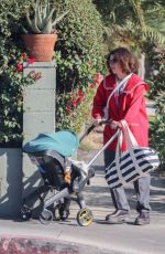 ALIA SHAWKAT Out with Her Baby in Los Angeles 12/01/2023