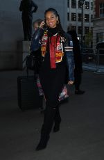 ALICIA KEYS Arrives at BBC Broadcasting House in London 12/11/2023