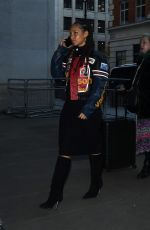 ALICIA KEYS Arrives at BBC Broadcasting House in London 12/11/2023