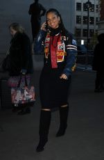 ALICIA KEYS Arrives at BBC Broadcasting House in London 12/11/2023