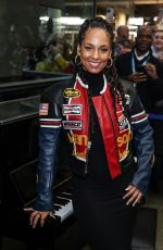 ALICIA KEYS Performs at St Pancras International Station in London 12/11/2023