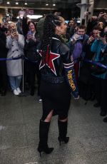 ALICIA KEYS Performs at St Pancras International Station in London 12/11/2023