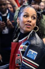 ALICIA KEYS Performs at St Pancras International Station in London 12/11/2023