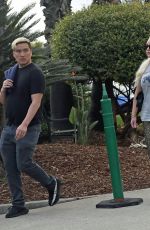 AMANDA BYNES and Paul Michael Out at Santa Anita Mall in Los Angeles 12/24/2023