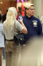 AMANDA BYNES and Paul Michael Out at Santa Anita Mall in Los Angeles 12/24/2023