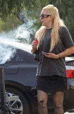 AMANDA BYNES Out Shopping in Beverly Hills 12/27/2023