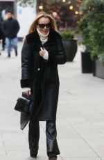 AMANDA HOLDEN Arrives at Heart Radio in London 12/01/2023