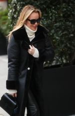 AMANDA HOLDEN Arrives at Heart Radio in London 12/01/2023