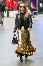 AMANDA HOLDEN Arrives at Heart Radio in London 12/14/2023