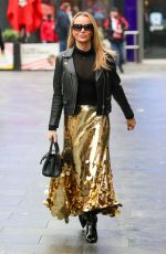 AMANDA HOLDEN Arrives at Heart Radio in London 12/14/2023