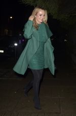 AMANDA HOLDEN Arrives at St Luke