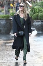 AMANDA HOLDEN Leaves Global Studios Heart Breakfast Show in London 12/08/2023