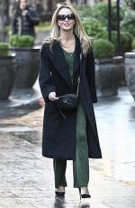 AMANDA HOLDEN Leaves Global Studios Heart Breakfast Show in London 12/08/2023