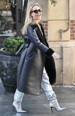 AMANDA HOLDEN Leaves Global Studios Heart Breakfast Show in London 12/12/2023