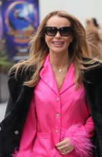 AMANDA HOLDEN Leaves Heart Radio in London 12/15/2023