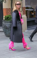 AMANDA HOLDEN Leaves Heart Radio in London 12/15/2023